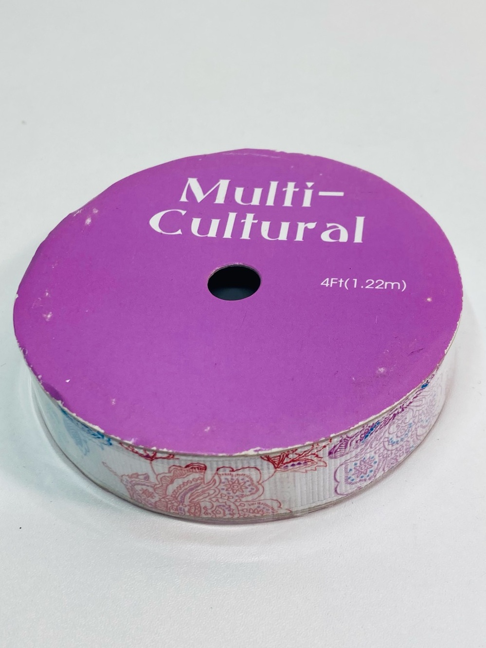 10/$10 or $1 BUNDLE:Multi-Cultural Decorative Ribbon -4 ft